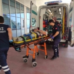 İskeleden düşen işçi yaralandı