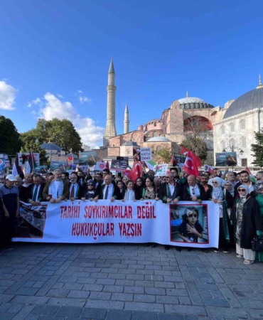 İstanbul 2 No’lu Barosu Filistin için yürüdü