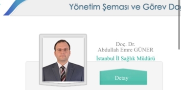 İstanbul İl Sağlık Müdürü Doç. Dr. Abdullah Emre Güner oldu