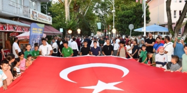 İznikliler 15 Temmuz Demokrasi ve Milli Birlik Günü’nde bir araya geldi