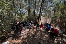 Jandarma 55 düzensiz göçmen ve 1 organizatörü yakaladı