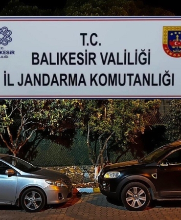 Jandarmadan Balıkesir’de göçmen kaçakçılığı operasyonu
