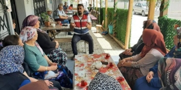 Jandarmadan bilgilendirme çalışması