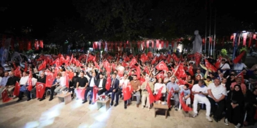 Kağıthane’de 15 Temmuz Demokrasi ve Milli Birlik Günü nöbeti tutuldu