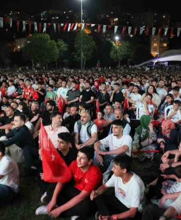 Kağıthane’de Avrupa Futbol Şampiyonası heyecanı