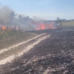 Kapaklı’da baraka yangını