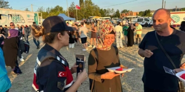 Karpuz Şenliğinde KADES uygulaması tanıtıldı