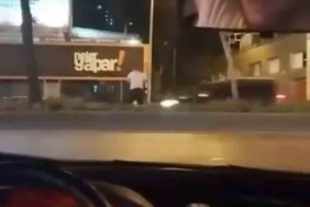 Karşıdan karşıya geçen alkollü adama otomobil çarptı