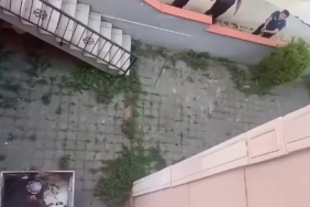 Kartal’da polisten kaçan şahıs çöp konteynerine saklandı