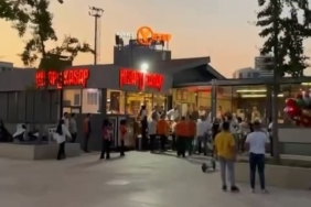 Kasiyer ile vatandaş birbirine girdi