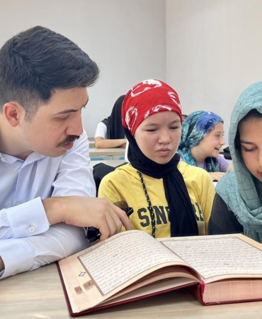 Kaymakam Kahraman’dan Kur’an Kurslarına ziyaret