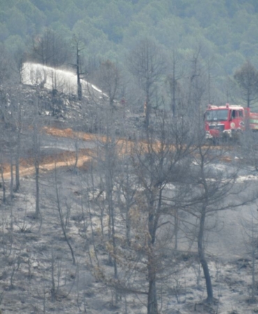 Kepsut yangını kontrol altına alındı, soğutma çalışmaları devam ediyor