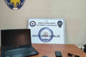 Keşan’da araçtan bilgisayar ve güneş gözlüğü çalan şüpheli yakalandı