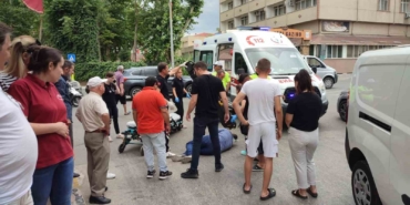 Keşan’da hafif ticari aracın çarptığı yaya yaralandı