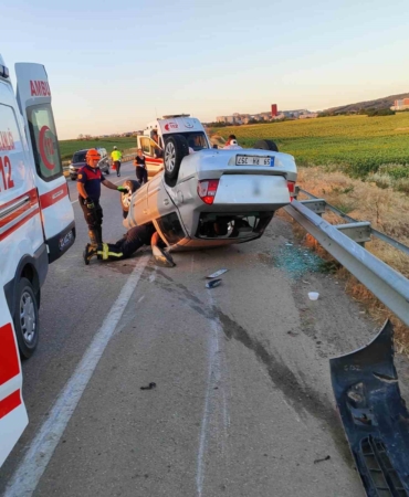 Keşan’daki trafik kazasında 2’si çocuk 4 kişi yaralandı