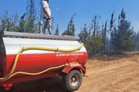 Kırklareli’nde ağaçlık alanda yangın