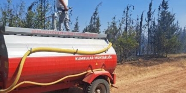 Kırklareli’nde ağaçlık alanda yangın