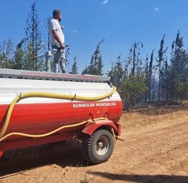 Kırklareli’nde ağaçlık alanda yangın