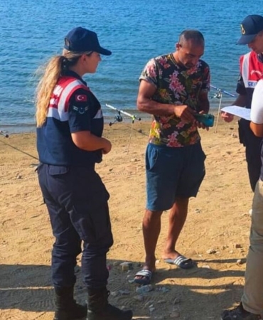 Kırklareli’nde amatör balıkçılar denetlendi