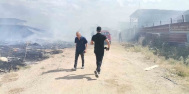 Kırklareli’nde atık toplama tesisinde yangın