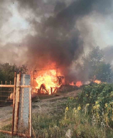 Kırklareli’nde yangın: Bağ evi kullanılmaz hale geldi