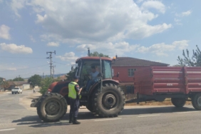 Kırsalda traktör denetimi!