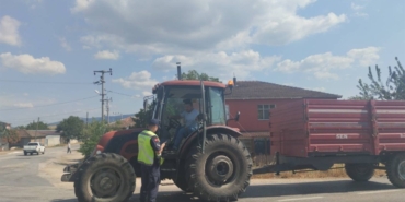 Kırsalda traktör denetimi!