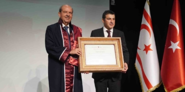 KKTC Cumhurbaşkanı Tatar’a fahri doktora