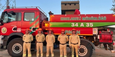 Komşudaki yangına Türkiye’den destek