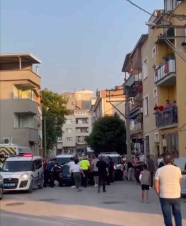 Komşuların meydan muharebesi kamerada