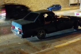 Kontrolden çıkan otomobil, çöp kamyonuna arkadan çarptı: 1 yaralı