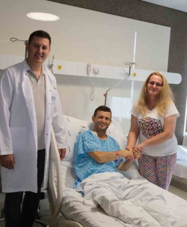 Kosova’dan İstanbul’a organ nakli için geldiler: Eşinin fedakarlığıyla sağlığına kavuştu