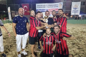 Kum futbol turnuvasında heyecan dolu final