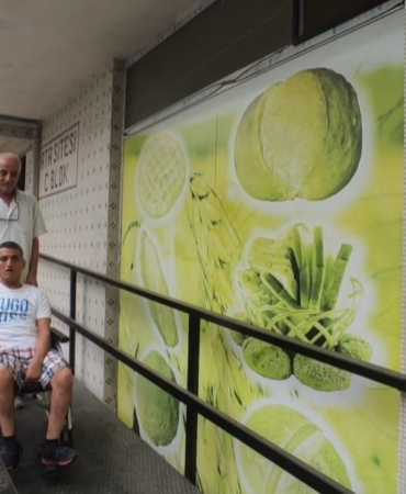 Lüleburgaz’da engelli rampası krizi