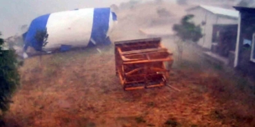 Malkara’da hortum dehşeti: Kamp alanı yerle bir oldu