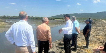 Meriç Nehri’ne deniz suyu karışmaması için set çekildi