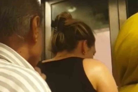 Metro asansöründe mahsur kaldılar