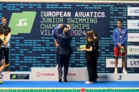 Milli yüzücü Kuzey Tunçelli, rekor kırarak Avrupa şampiyonu oldu