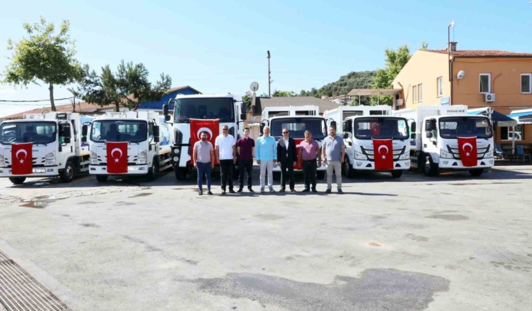 Mudanya’da temizlik filosu yeni araçlarla güçlendi