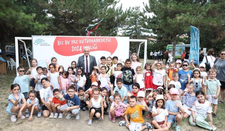 Nilüfer’de 300 çocuk ‘Biz Bu Yaz Kütüphanedeyiz’ etkinliğinde buluştu