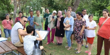 Özel bireyler yaz kampında unutulmaz anlar yaşadı