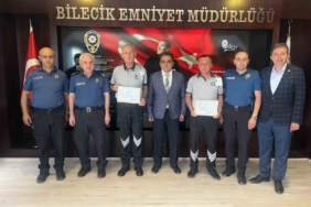 Özel güvenlik personeline başarı belgesi verildi