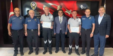 Özel güvenlik personeline başarı belgesi verildi