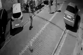 Park yeri tartışmasına damacanayla müdahale etti