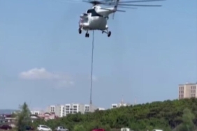 Pendik Aydos Ormanı’ndaki yangına müdahale sürüyor