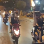 Pendik’te asker eğlencesi konvoyunda havaya rastgele ateş açıldı, o anlar kamerada