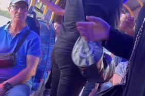 Pendik’te kadınların minibüsteki para kavgası kamerada