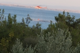 Piknik ateşinden çıkan orman yangını söndürüldü