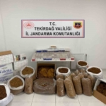 Piyasa değeri 327 bin 480 TL kaçak tütün ve tütün malzemeleri ele geçirildi