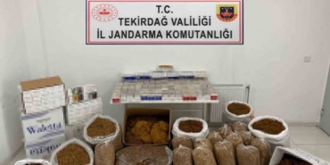 Piyasa değeri 327 bin 480 TL kaçak tütün ve tütün malzemeleri ele geçirildi